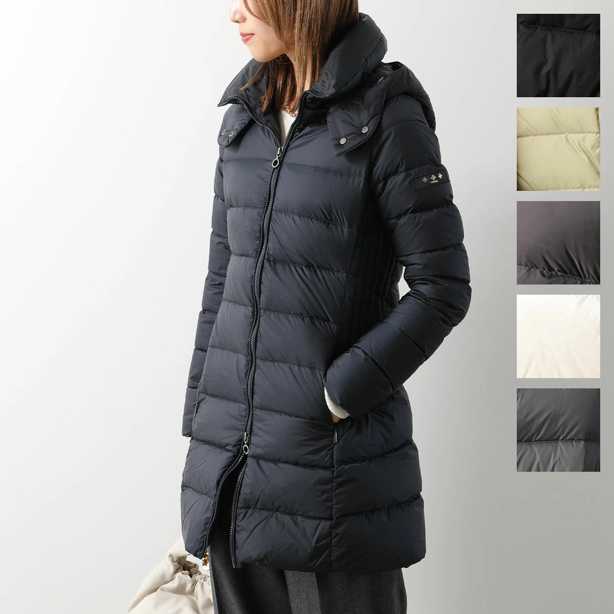 TATRAS タトラス ダウンコート POLITEAMA ポリテアマ LTAT23A4694-D レディース フード付き ダウンジャケット カラー2色