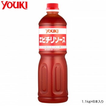 YOUKI ユウキ食品 エビチリソース 1.1kgx6本入り 210121