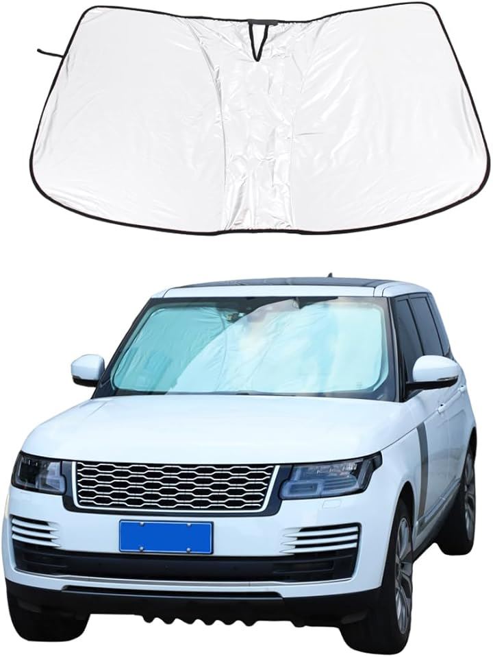 ランドローバー レンジローバー ヴォーグ 2013～2022年に対応 フロントガラス サンシェード 車用 日よけ 遮光マジカルシェード カーシェード 遮光断熱(スチールワイヤータイプ)