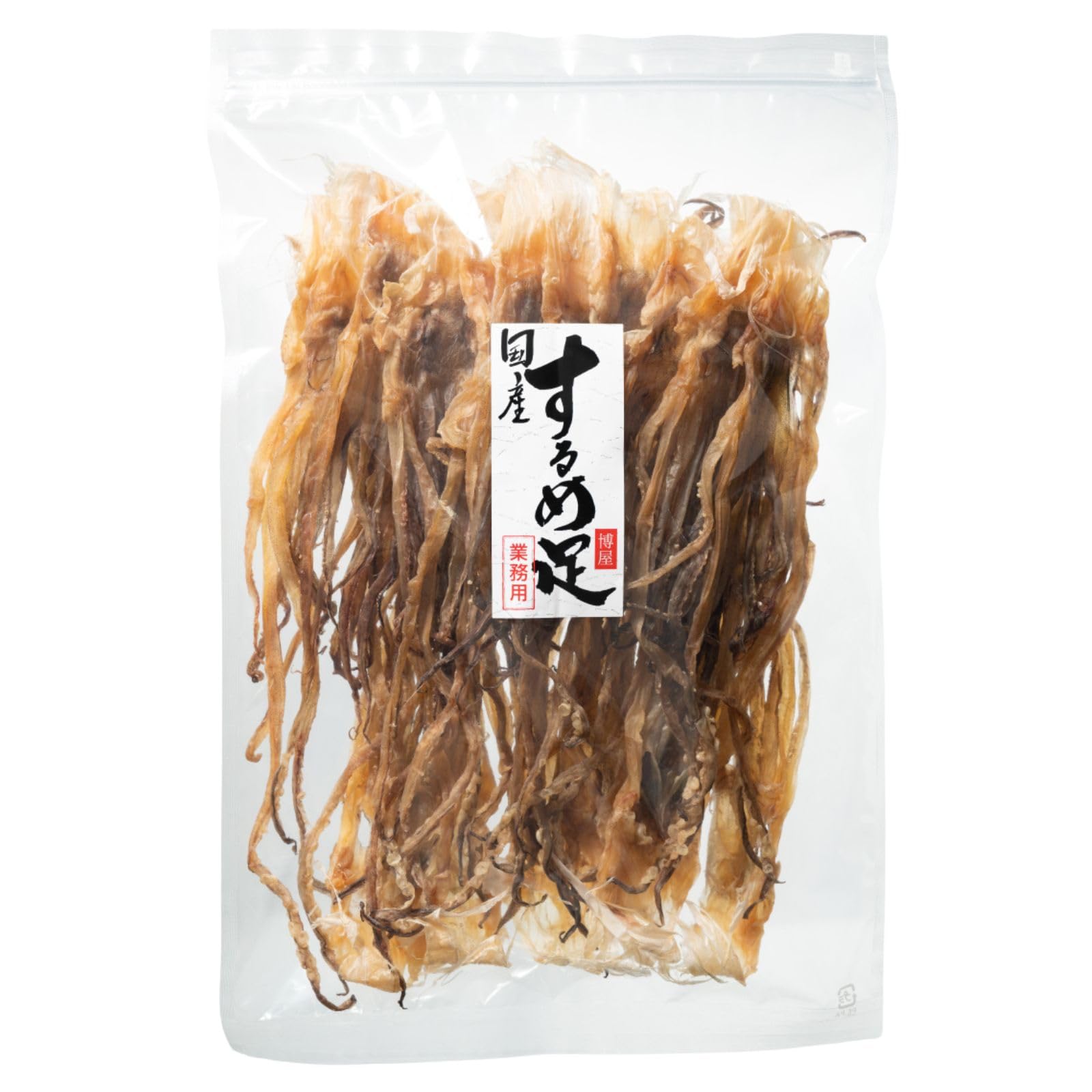 博屋 するめげそ 国産 無添加 Mサイズ 北海道産 いかげそ スルメゲソ するめ足 スルメイカ おつまみ 業務用 (500g x 1)