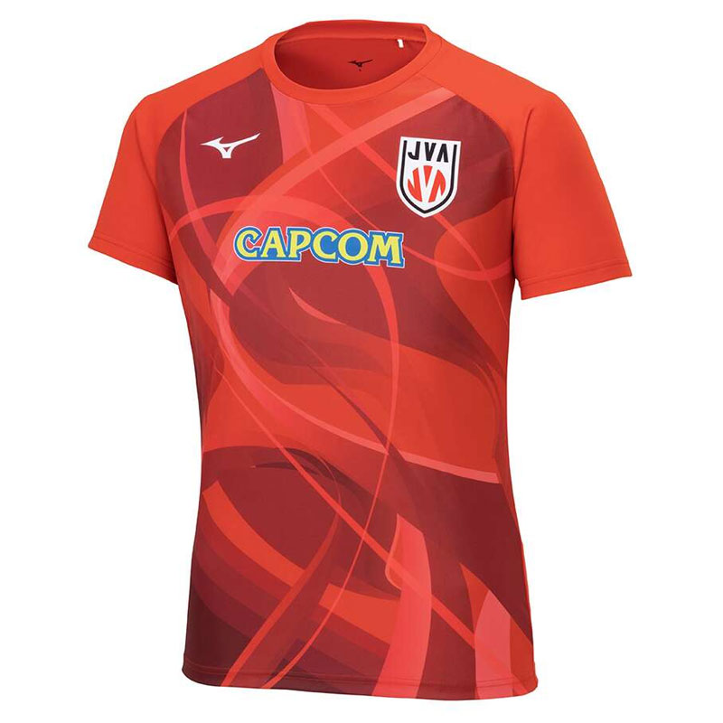 バレーボール 応援Tシャツ バレーボール ウエア シャツ 24SS(V2MAB55162)