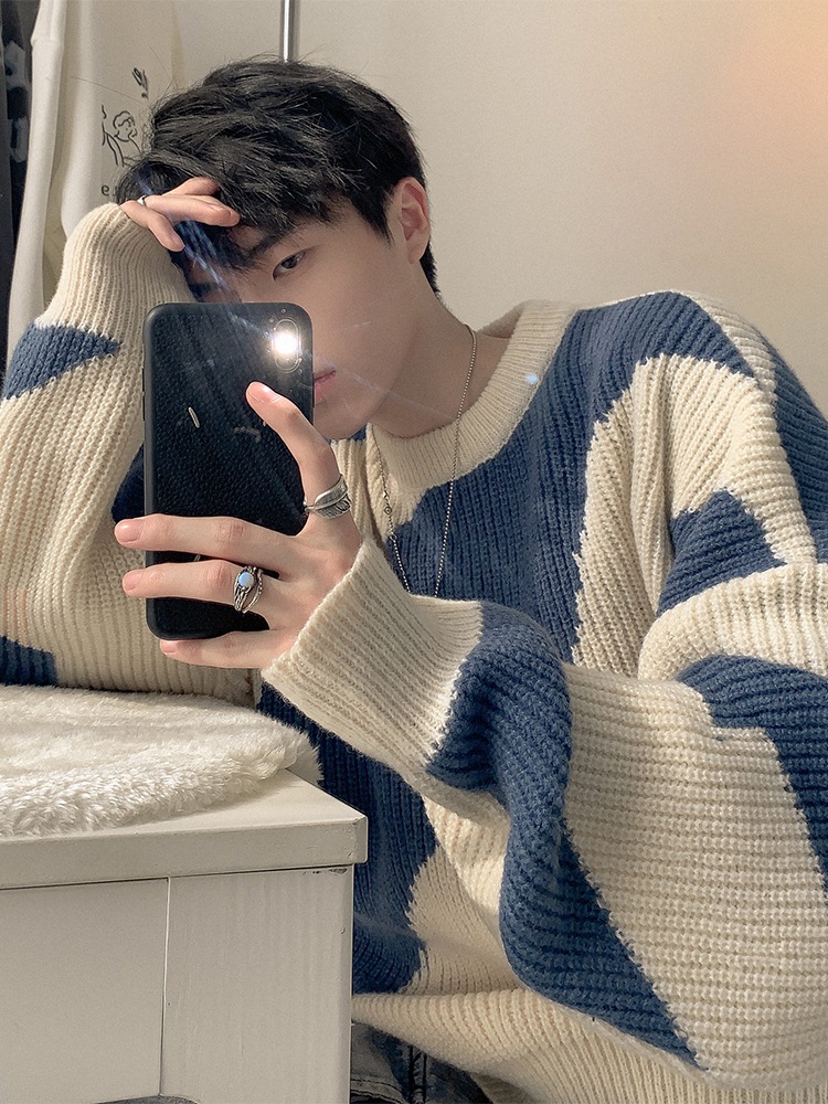 ジャンパー メンズ ゆったり シニア センス ジャケット シーズン ボトムス レトロ インナー メンズニット