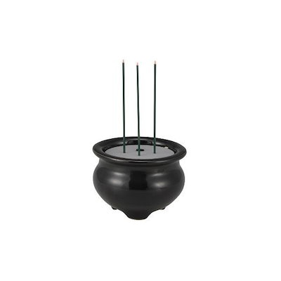 他サイト： オーム電機 LED-DCSK-1 LED電池式線香 「まごころの灯り」の商品画像