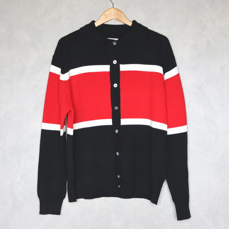 正規品 The　Fox　Collection　襟付きカーディガン PN23F01800 ブラック