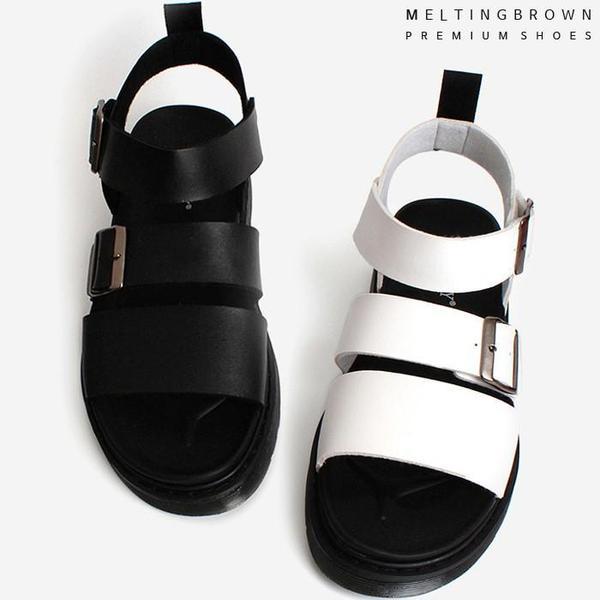 男女レザーサンダル 会社員レザーサンダル 男女高級レザーサンダル SS51