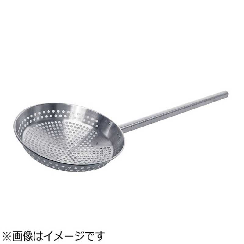 ハセガワ　ステンレス 一体型 角柄網ひしゃく 径25cm・柄長100cm 　AHS3703