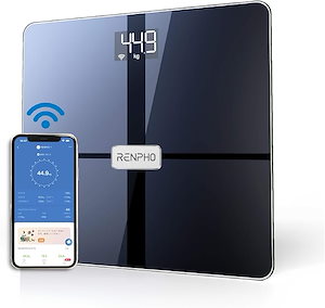 体重計 体脂肪計 スマホ連動 第二世代 Wi-Fi/Bluetooth対応 ITO技術採用 体組成計 高精度 専用アプリ健康管理 体重/体脂肪率/BMI/皮下脂肪/内臓脂肪/筋肉量/基礎代謝量/骨量/