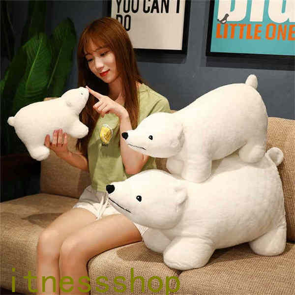 ぬいぐるみ ホッキョクグマ 子供用 抱き枕 90cm 2.38kg 抱き枕 ぬいぐるみ キッズ おもちゃ 動物 抱き枕 子供の日 可愛い インテリア 寝そべり クリスマス 誕生日 プレゼント フト 店