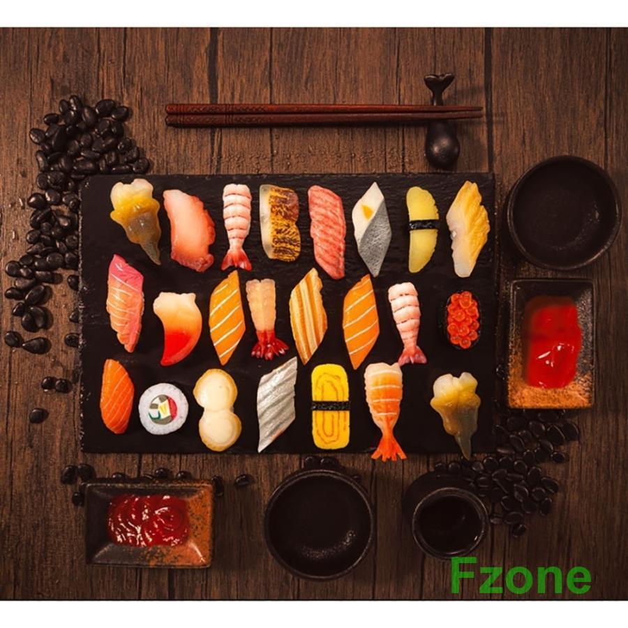 食品サンプル 寿司 すし23個セット サンプル品 見本 見本品 模造 フェイク イミテーション 材料 部材 店舗 装飾 ディスプレイ 置物 インテリア