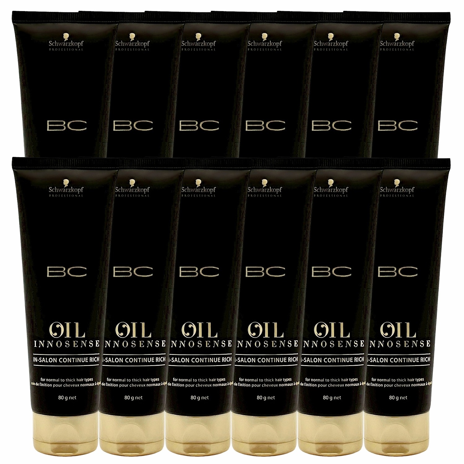 12個セット シュワルツコフ BCオイル イノセンス インサロンコンティニュー リッチ 80g トリートメント アルガンオイル 艶髪 芯までうるおう べたつかない
