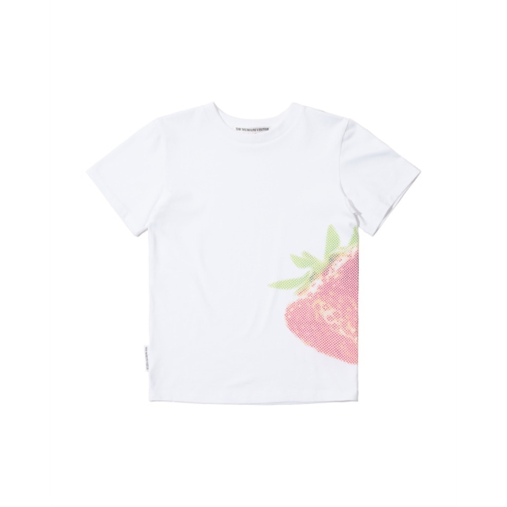 THE MUSEUM VISITOR STRAWBERRY NETWORK TSHIRT WHITE 15664