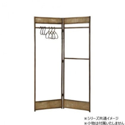 今枝商店 Romantic Rattan 籐折りたたみ式ハンガーラック W758B