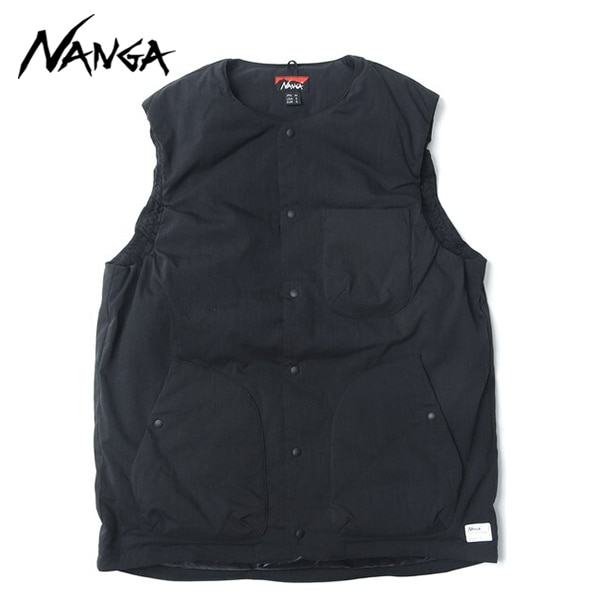 ナンガ ヒノック リップストップ インナーダウン ベスト HINOC RIPSTOP INNER DOWN VEST BLK M ND2441-1N304-A N0001913