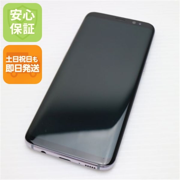 美品 au SCV36 Galaxy S8 ブラック 209