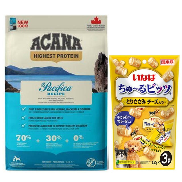 【正規品】アカナ パシフィカドッグ レシピ6kg 【プレゼント ちゅる付】