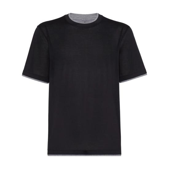 BRUNELLO CUCINELLI Men Tops MD8217427 CCB75 BLACK