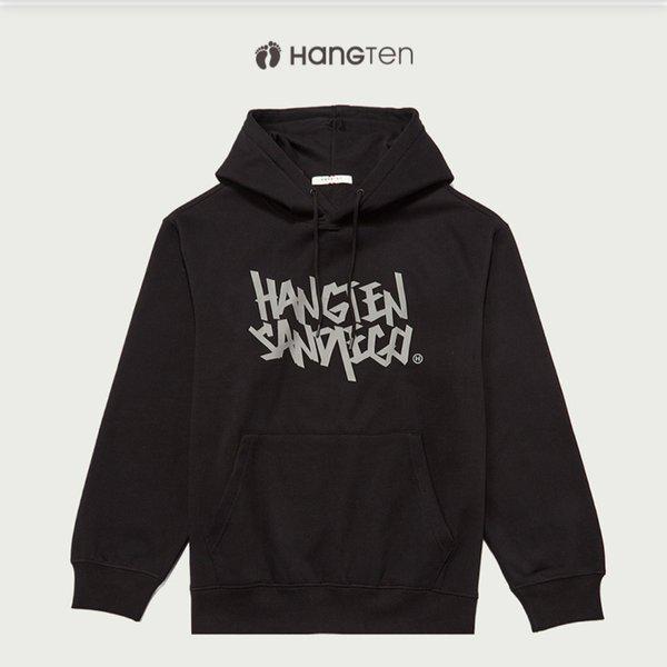 공용백브러쉬그래피티로고후드티셔츠 10540-031-812-12CC-SH