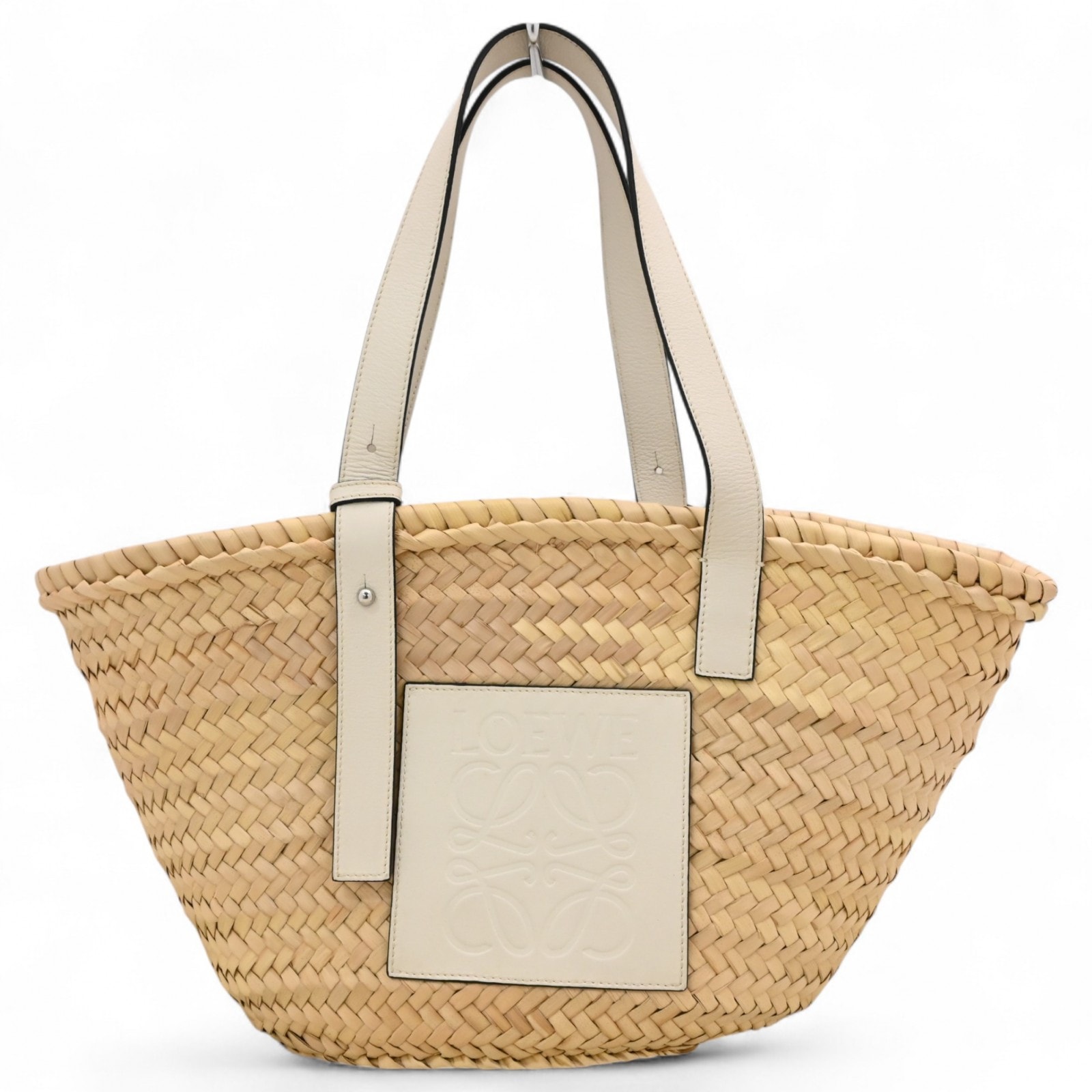 ロエベ バスケットバッグ かごバッグ ミディアム Aランク lo8839bd