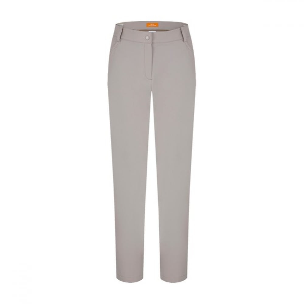 [ルイカステル] レディースソリッドダブルサイドラインバンドジーンズパンツ (スリムストレート)