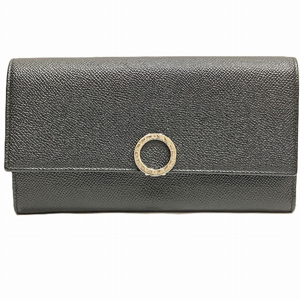 ブルガリ ブルガリブルガリBVLGARI 30414 ロゴクリップ 長財布 メンズ 【中古】