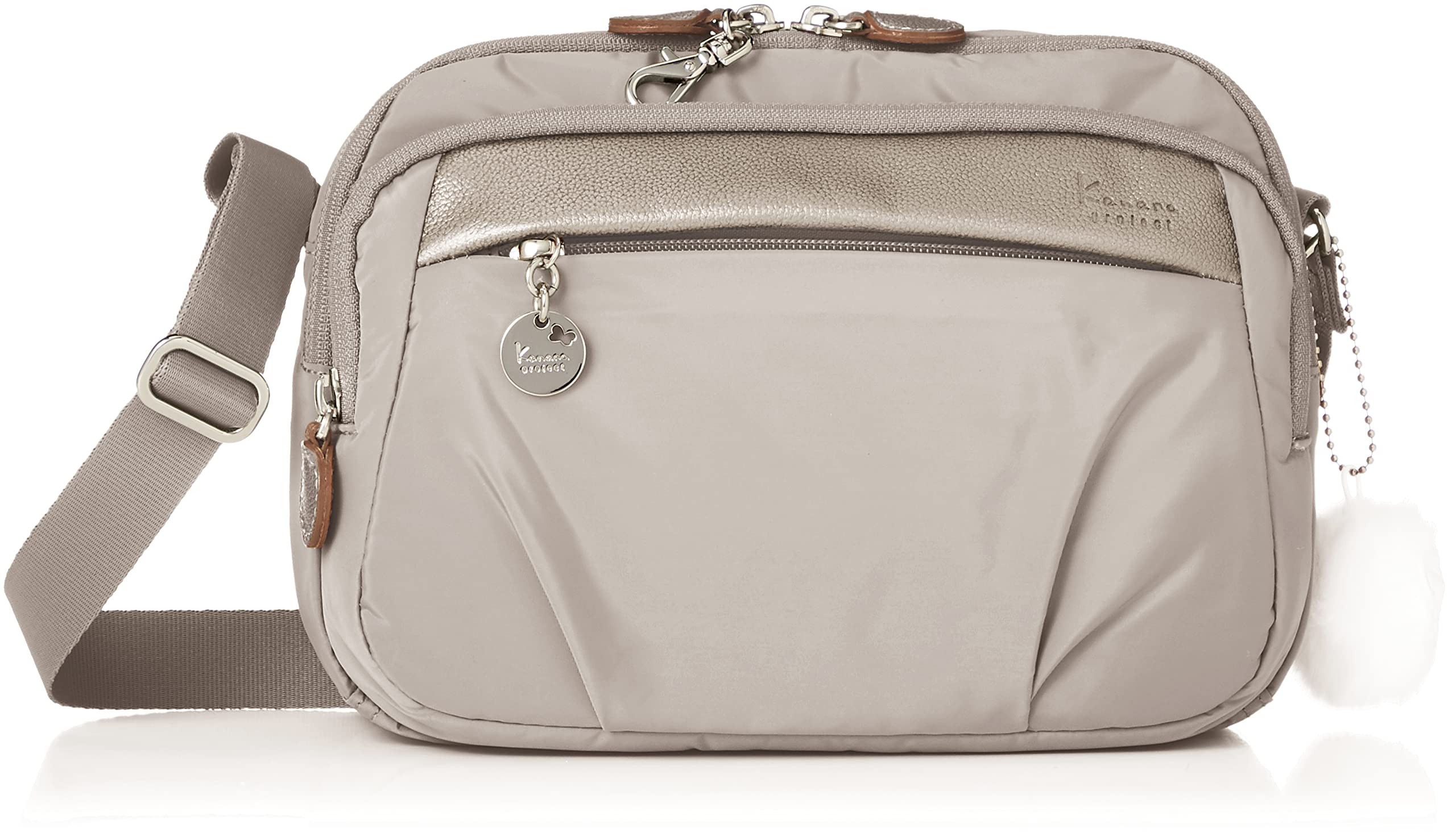 [カナナ プロジェクト] ショルダーバッグ PJ1-4th 抗ウィルスポケット搭載 レディース 小さめサイズ 多機能 No.67641 グレージュ