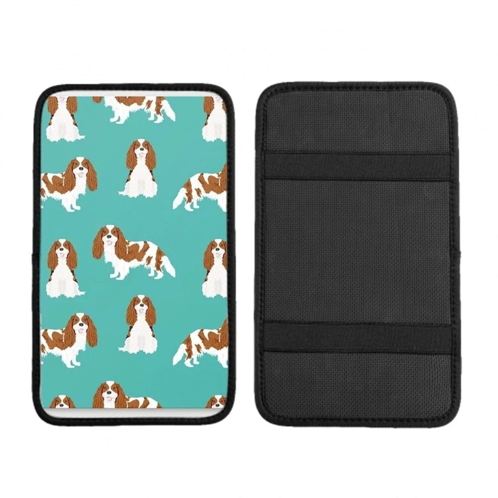 車の手すりボックスクッション キャバリアキングチャールズスパニエルブレンハイム ほこりや傷から耐久性と通気性