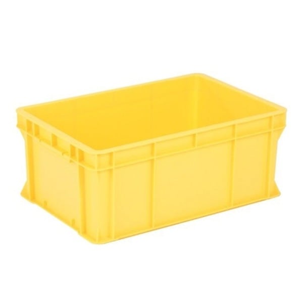 RBコンテナー/コンテナボックス (35L イエロー) RB-30 岐阜プラスチック工業