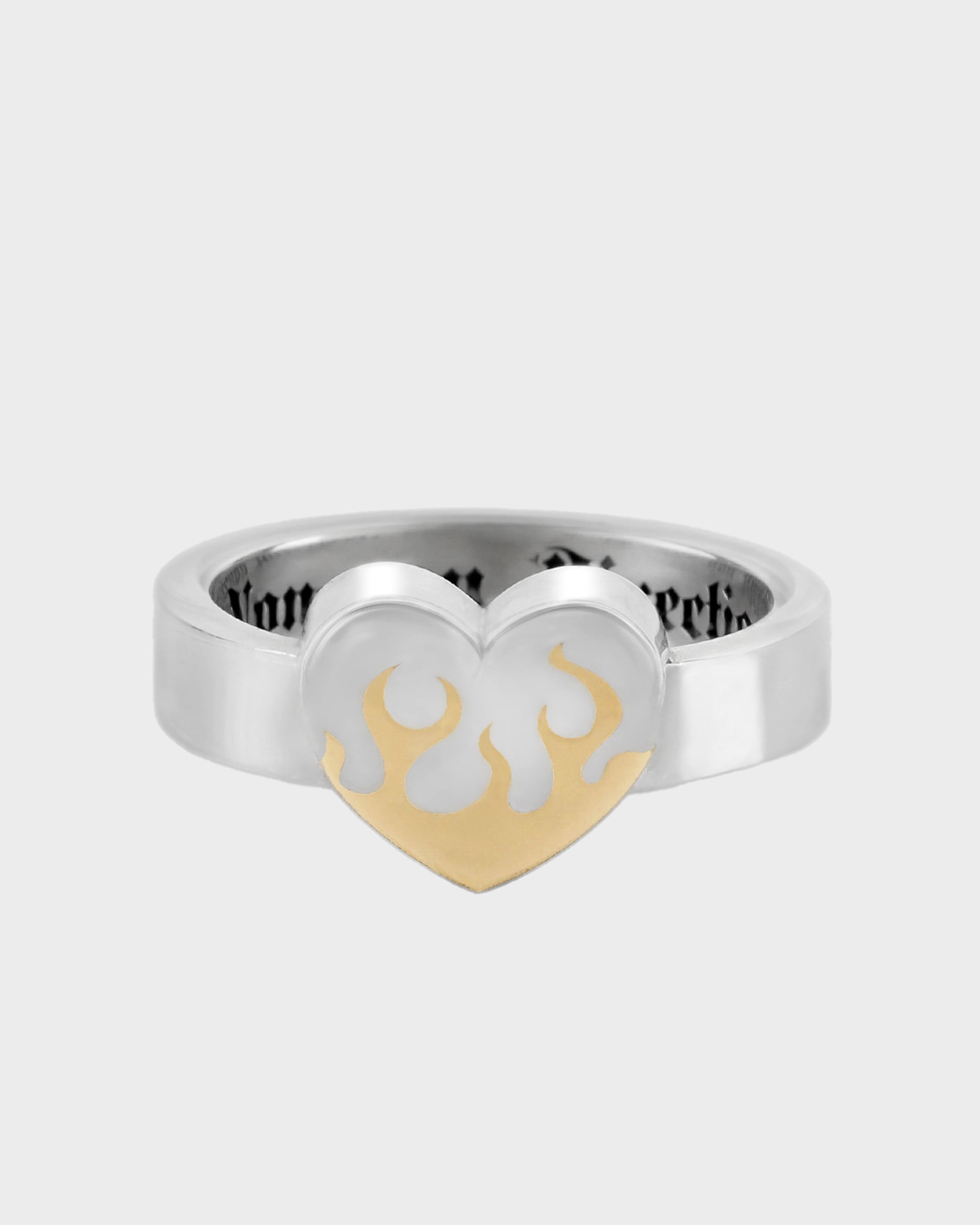 【NONNON】FLAME LOVE RNG(BRASS) SILVER925