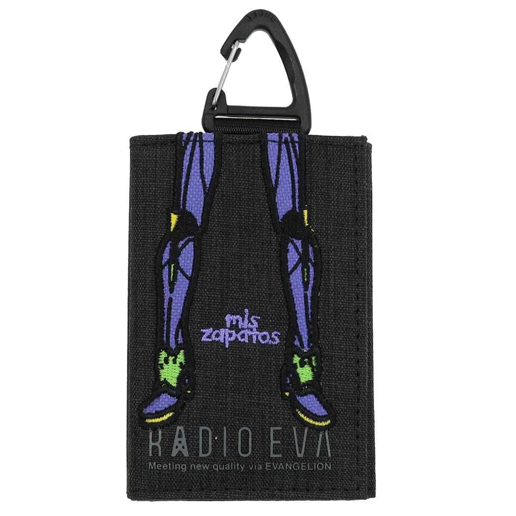 Mis Zapatos 最大61 オフ X Radio Eva 三つ折り財布 コンパクト ウォレット ブラック グッズ シネマコレクション 初号機 アニメキャラクター エヴァンゲリオンコラボ ターンオーバー