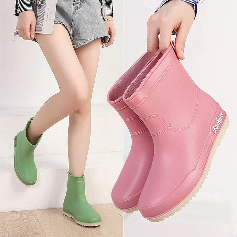 準備したいレイングッズ梅雨対策 新入荷レインブーツ滑りにくい男女兼用カジュアル雨靴 レインブーツ