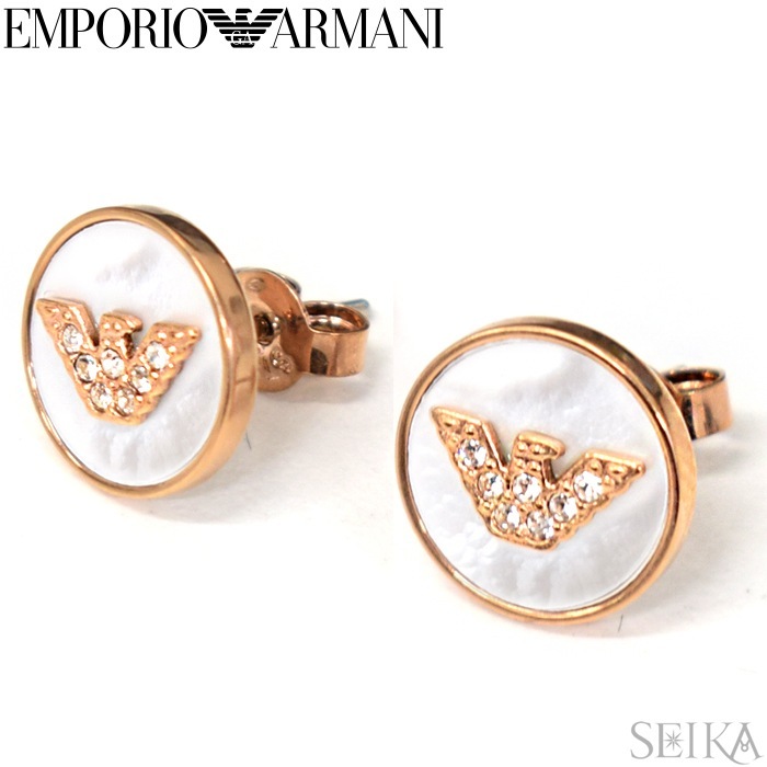エンポリオアルマーニ ピアス (42)EGS2311221 EMPORIO ARMANI アクセサリー イーグル ピンクゴールド レディース ユニセックス ギフト 9,000円