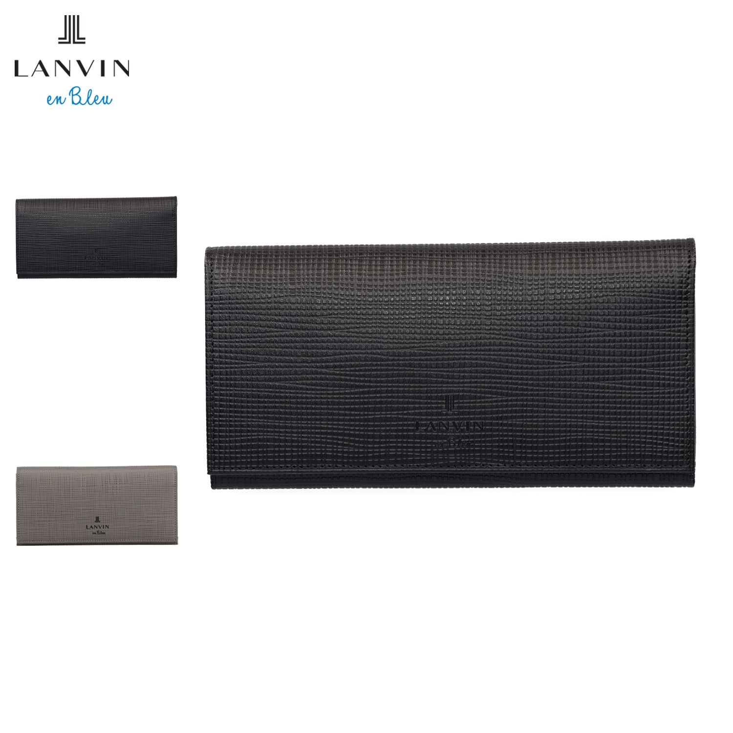 長財布 メンズ 本革 ゼブダ ブラック グレー 黒 529616