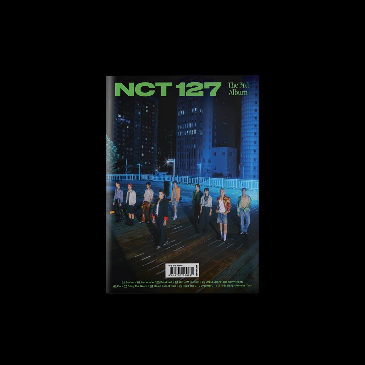 初回ポスター NCT 127 Sticker [Seoul City ver.] 3集 アルバム