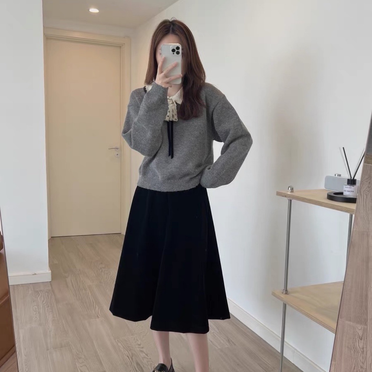 ニットセーター女性冬フランス上着