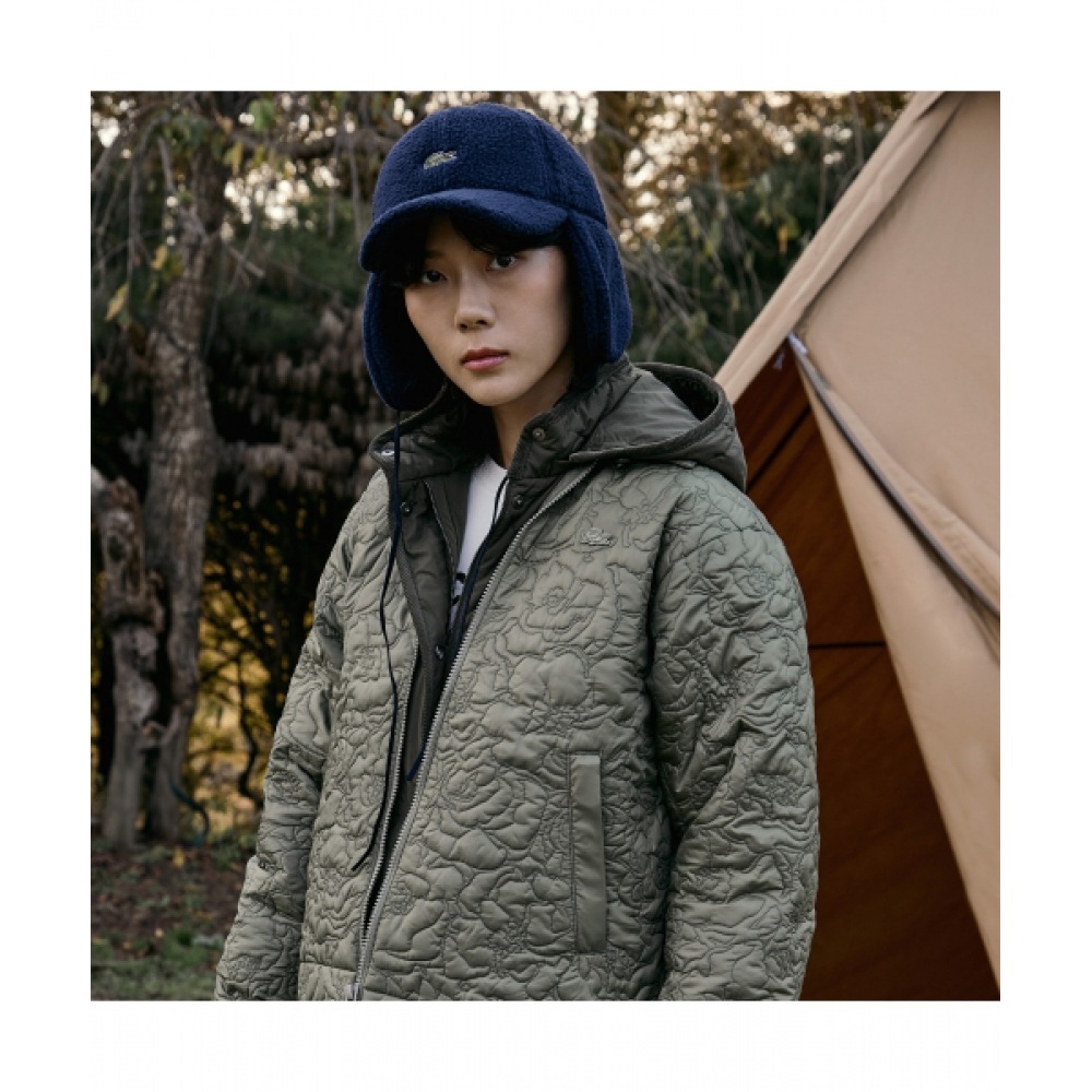 LACOSTE レディースフラワーキルトジャケット [カーキ] 31,298円