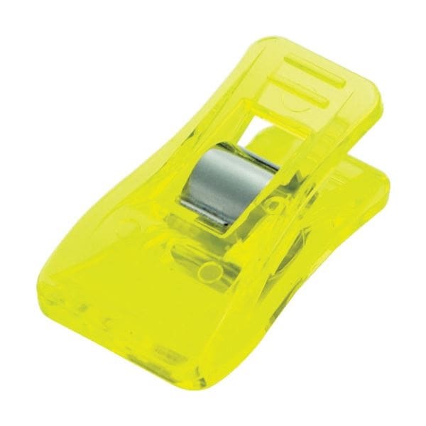 （まとめ） TRUSCO スタンドクリップ 黄TSG30-Y 1パック（30個） [x5セット]