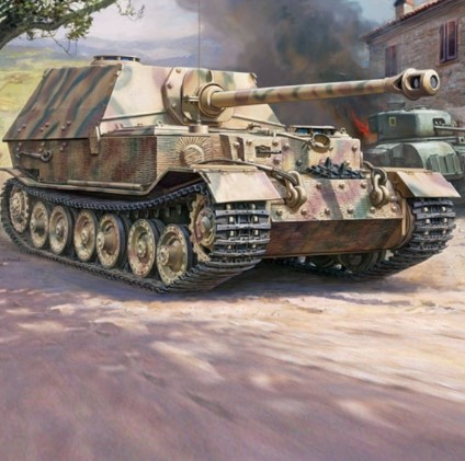 [1/35スケール] ドイツエレファント Sd.kfz. 184, ACADEMY PLASTIC MODEL #13537