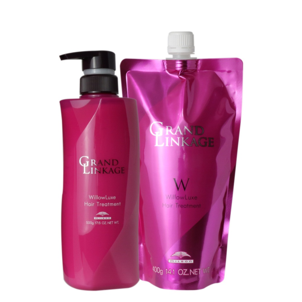 ボトル＆詰め替えセット グランドリンケージ ウィローリュクス ヘアトリートメント 500g 400g