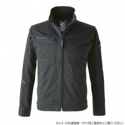 イーブンリバー ソリッドストレッチジャケット ライトブラック(05) サイズ:5L US1607