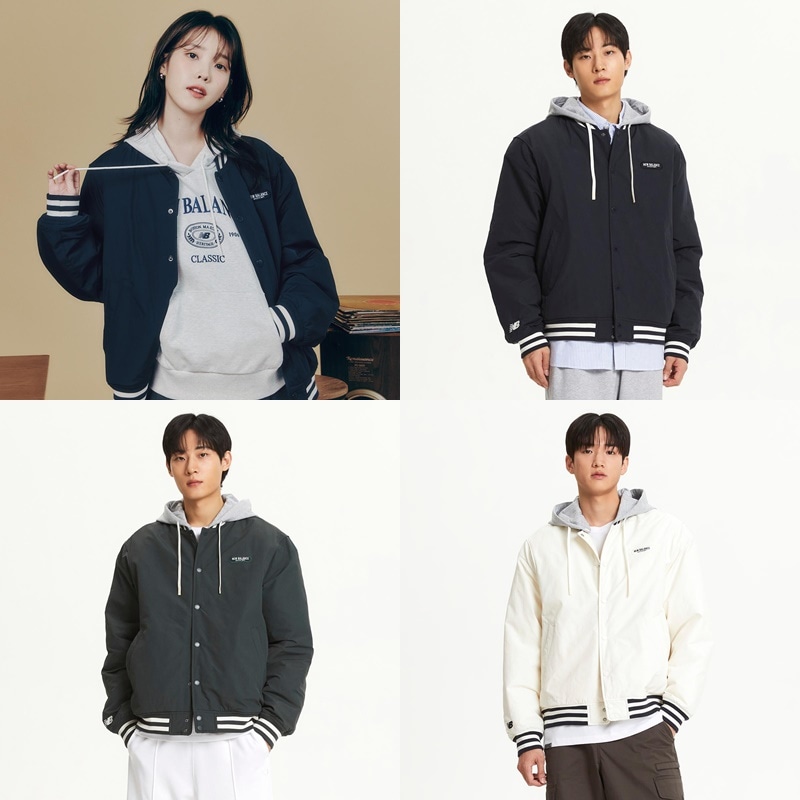 UNI Varsity パッド入りジャンパー IU