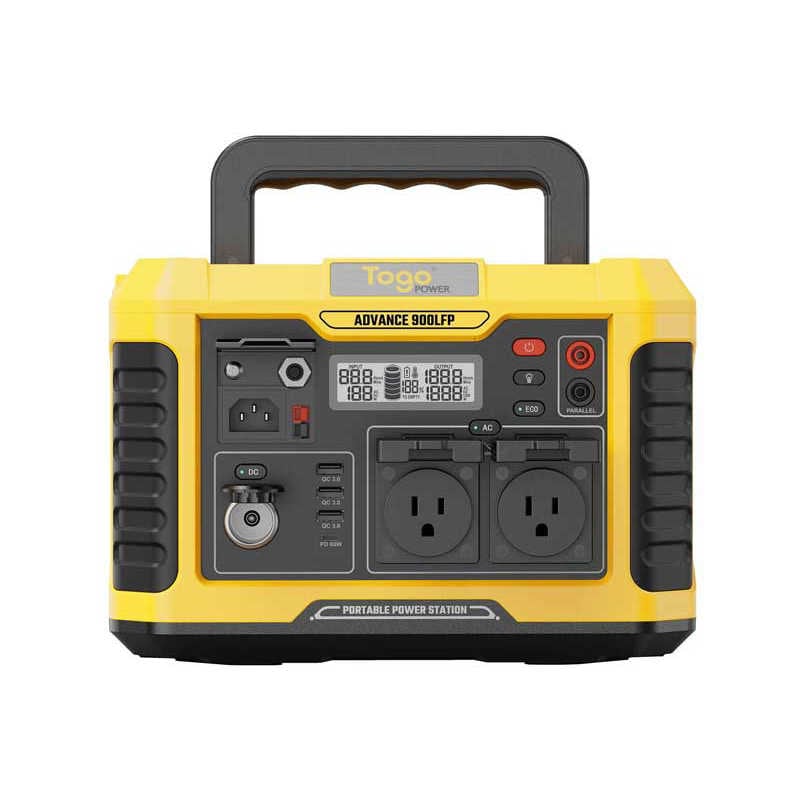 TOGOPOWER　900Wポータブル電源 [リン酸鉄リチウムイオン電池 /8出力 /AC・DC充電・ソーラー(別売) /USB Power Delivery対応]　AD900LFP