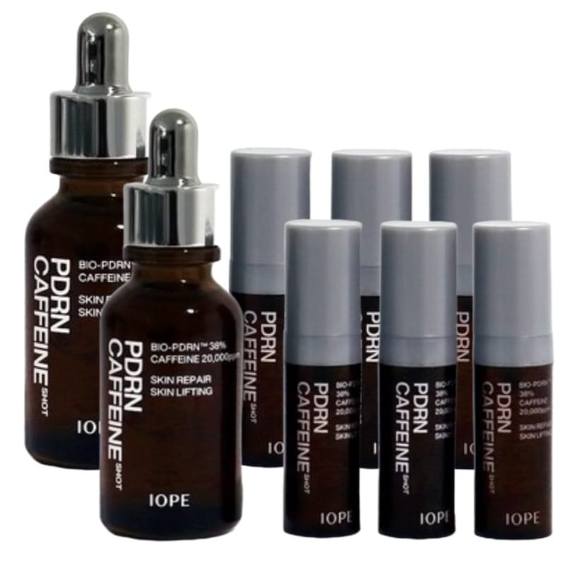 【2本セット＋5ml×6本】PDRN×カフェイン美容液／弾力肌ケア／くすみケア／高濃度アンプル 韓国人気セラム