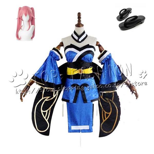 【品質良い 大好評中】Fate/Grand Order 玉藻の前 ウィッグ 靴 追加可 コスプレ衣装 演出服 クリスマス ハロウィン 文化祭