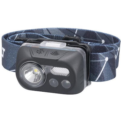 他サイト： オーム電機　LEDヘッドライトセンサー付ECLAT240ルーメン ［LED /単4乾電池×3 /防水］　LC-S24A7の商品画像