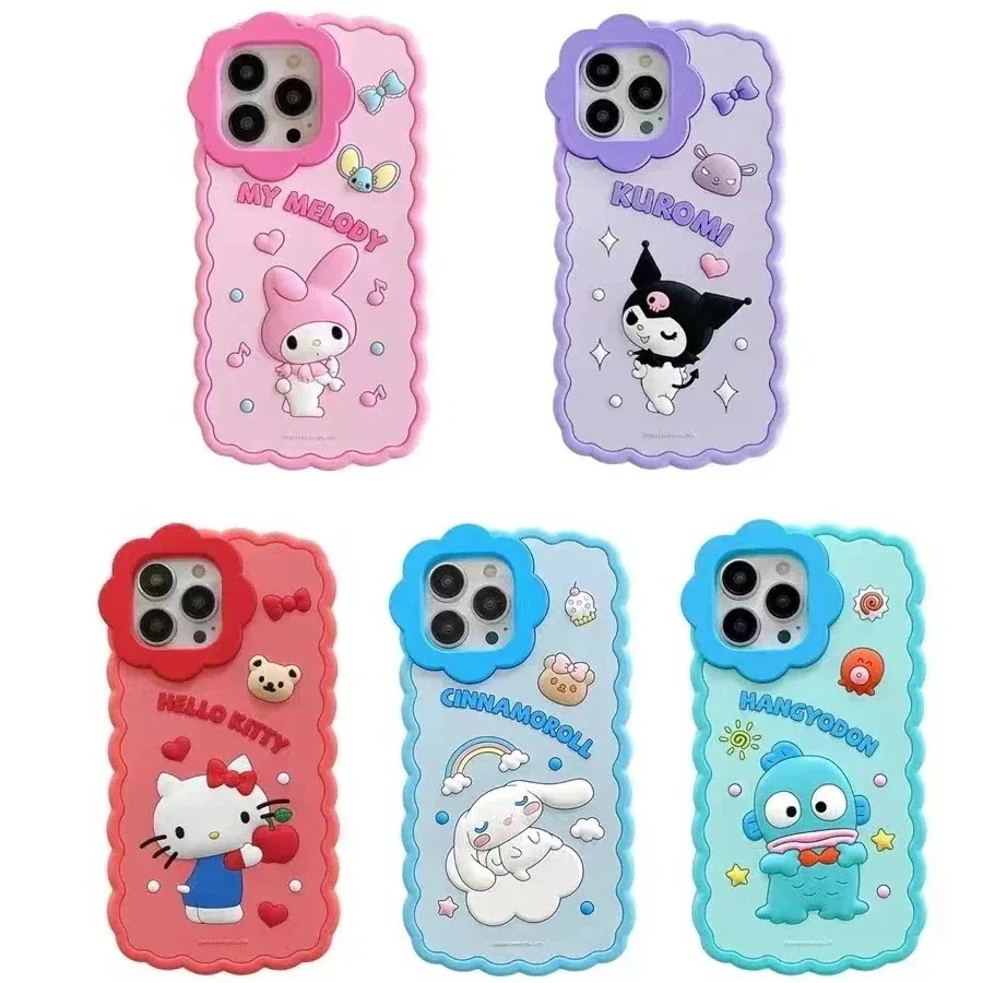 【メガ割】最安值 iphoneケース 波状のエッジ クロミ マイメロディシナモロール ハンギョドン ハローキティ iphone15ケース iphone14ケース iPhone13/12 スマホケース