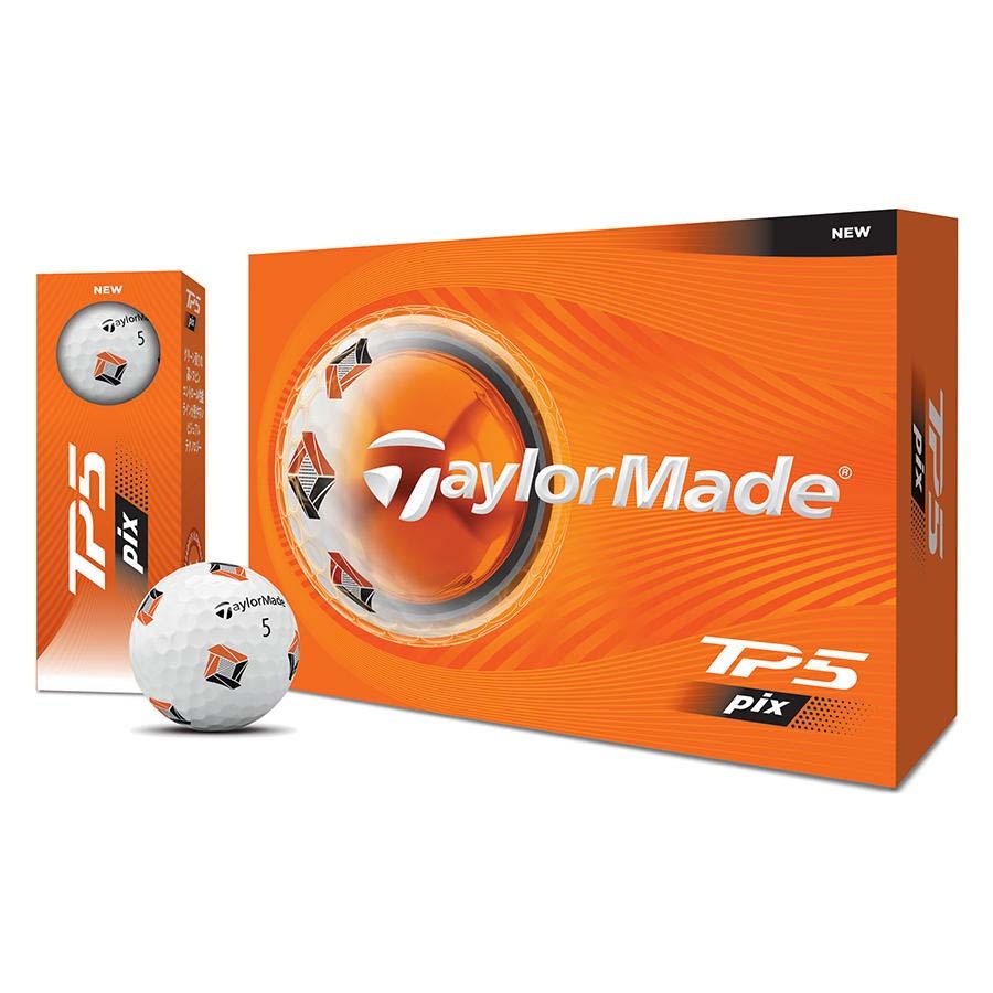 テーラーメイド TM26-TP5-PIX TP5 pix ゴルフボール 2026年モデル 1ダース 12個入り TM26TP5PIX