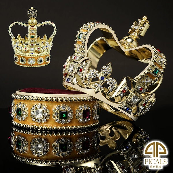 Qoo10] 東京銀座PICALS 【正規品】 聖エドワード王冠 ジュエリー