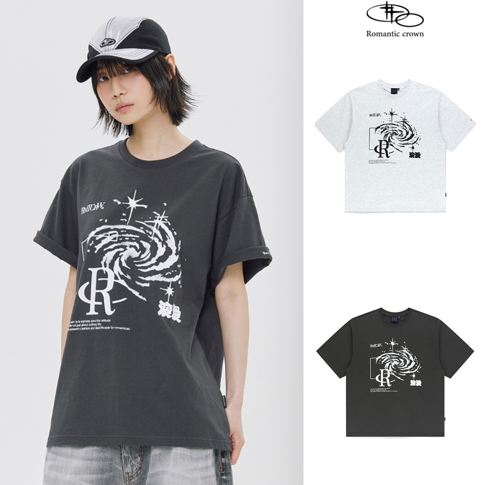 【ROMANTIC CROWN】 SHINING EFFECT TEE SHIRT