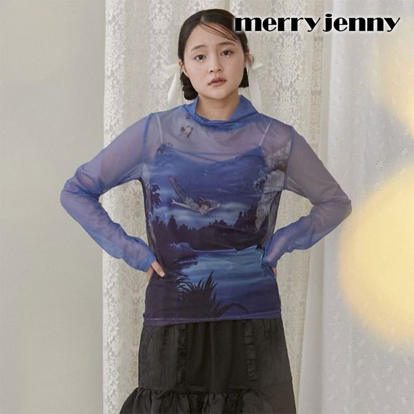 【SALE30%OFF】 【即納】 メリージェニー merry jenny トップス 24春夏 【ディズニーコレクション】ピーター・パン/デザインシアートップス 282442701401