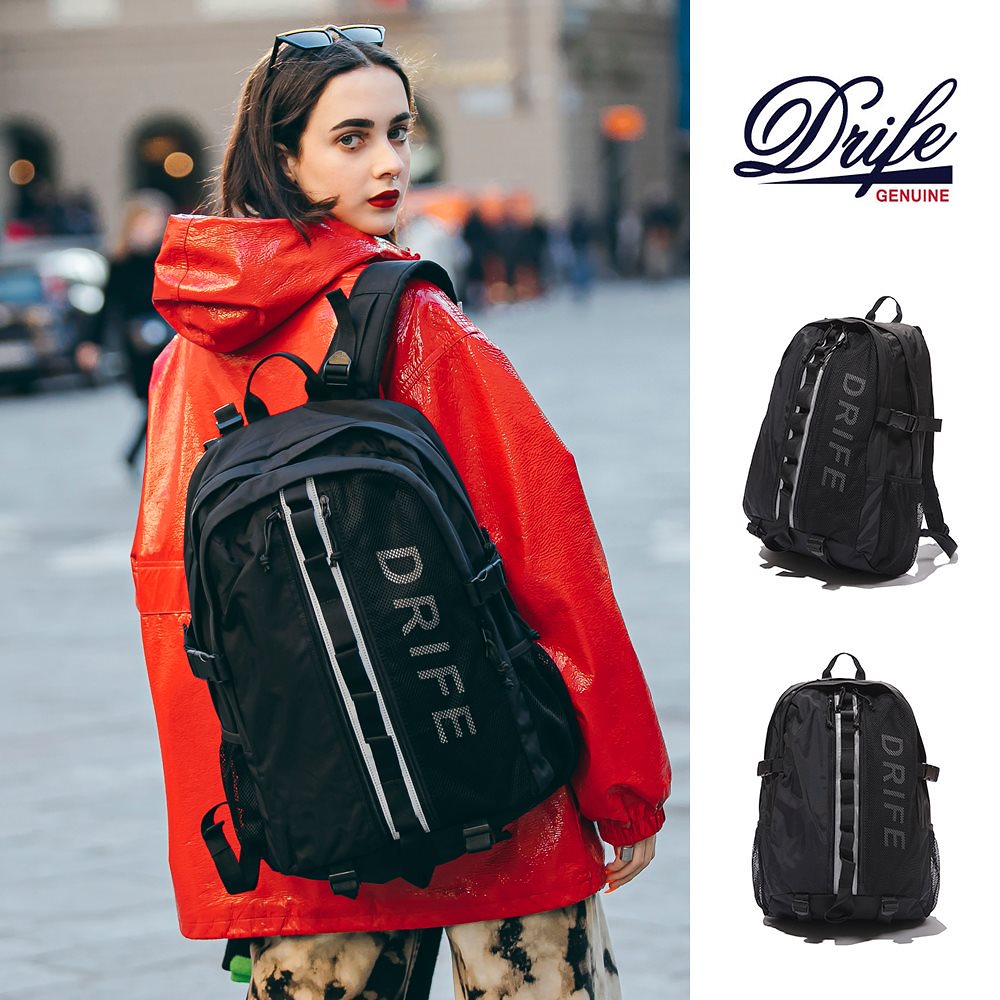 DRIFEメジアンバックパック - ブラック MEDIAN BACKPACK - BLACK